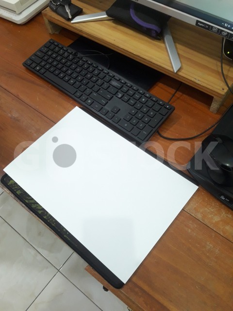 White paper and black  keyboard