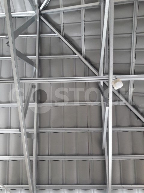 The roof of the house with mild steel construction