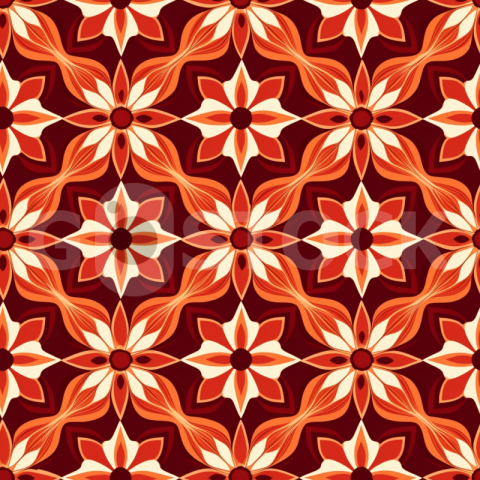 pattern geometric symmetrical Indian mandala