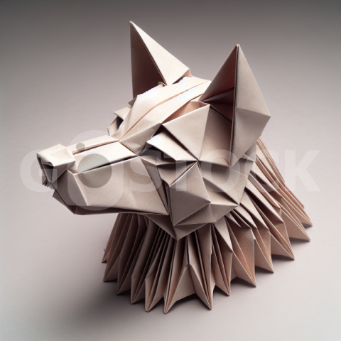 Perro Origami