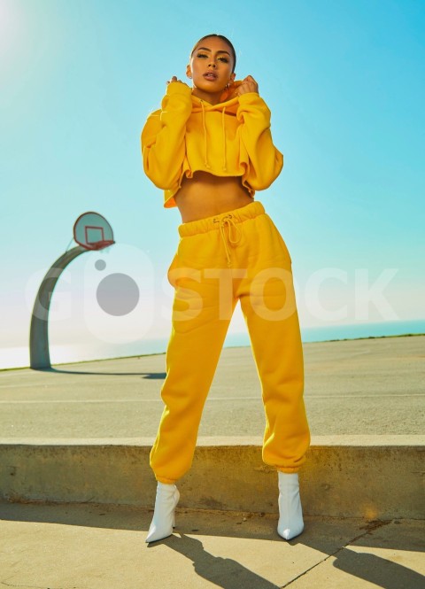 Girl Sport Yellow Sweater