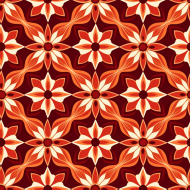 pattern geometric symmetrical Indian mandala